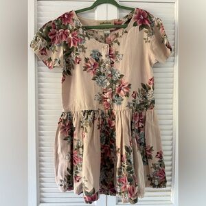 Vintage Ultra Pink Short Sleeve Jumper